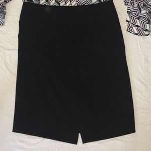 Black pencil skirt